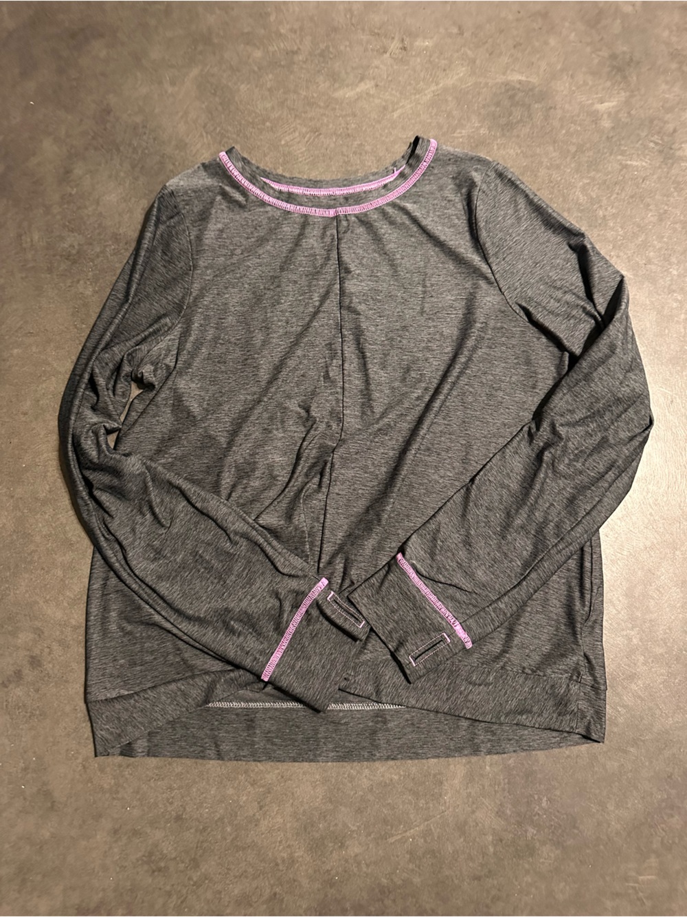 Girls Lands Ends Long Sleeve Active Wear Shirt size XL/16